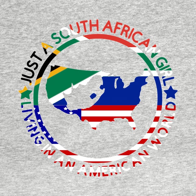 South African American flag, South African Girl Living in an American World by hippyhappy